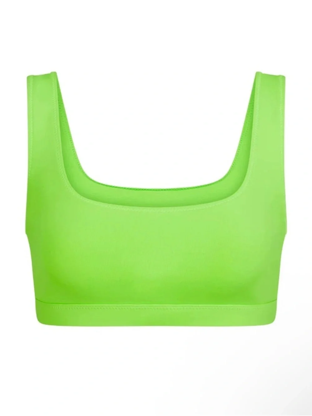 NWT Skims Neon Green Bikini Top Tank - Picture 2 of 5
